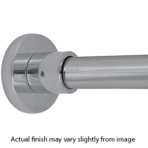 60" Shower Rod - Deluxe Contemporary - Polished Chrome