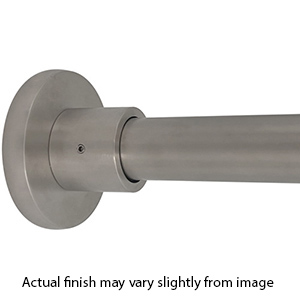 60" Shower Rod - Deluxe Contemporary - Satin Nickel