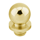 Magnum Brass Ball Hinge Tips - Polished Brass