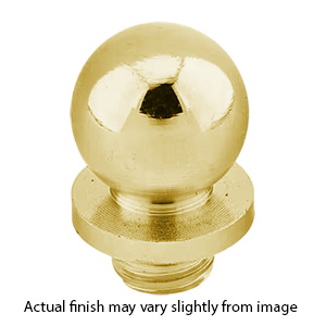 Magnum Brass Ball Hinge Tips - Polished Brass