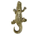 MH3111 - Alligator Door Knocker - Polished Brass