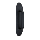 12" Door Pull Plate - Matte Black