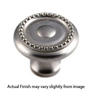 RKI Beaded Edge 1-3/16" Cabinet Knob - Satin Nickel