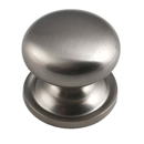 RK International Solid Plain Cabinet Knob - Pewter