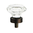 71-C - Stargaze Octagonal Crystal Knob - 1 1/4"