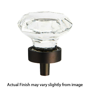 71-C - Stargaze Octagonal Crystal Knob - 1 1/4"