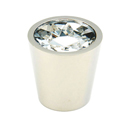 72-C - Stargaze Cylinder Crystal Knob - 1 1/16"