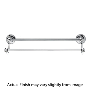 ED9-A - Beaded - 24" Double Towel Bar