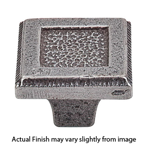 Britannia - 1 5/16" Square Inset Knob - Cast Iron