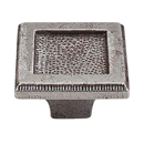 Britannia - 2" Square Inset Knob - Cast Iron