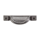 Britannia - 2.5" Square Inset Cup Pull - Cast Iron