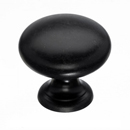 M596 PAB - Normandy Classic - 1.25" Mushroom Cabinet Knob - Patina Black