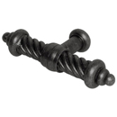 M629 PAB - Normandy Twist - 3 5/8" Cabinet Knob - Patina Black