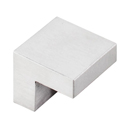 SS37 - Modern Metro - 1" Square Knob - Stainless Steel