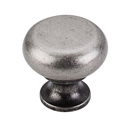 M275 PTA - Somerset - 1.25" Flat Faced Knob - Pewter Antique