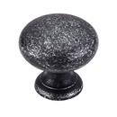 M283 BI - Somerset - 1.25" Mushroom Knob - Black Iron