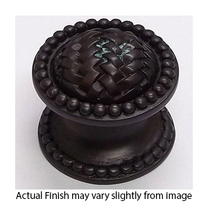 K1042-OB - Vicenza - Cestino Weaved Cabinet Knob - Bronze